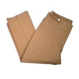 🆕️ NWT Zac & Rachel Womens 24W Tobacco Brown Herringbone Pull On Dress Pants